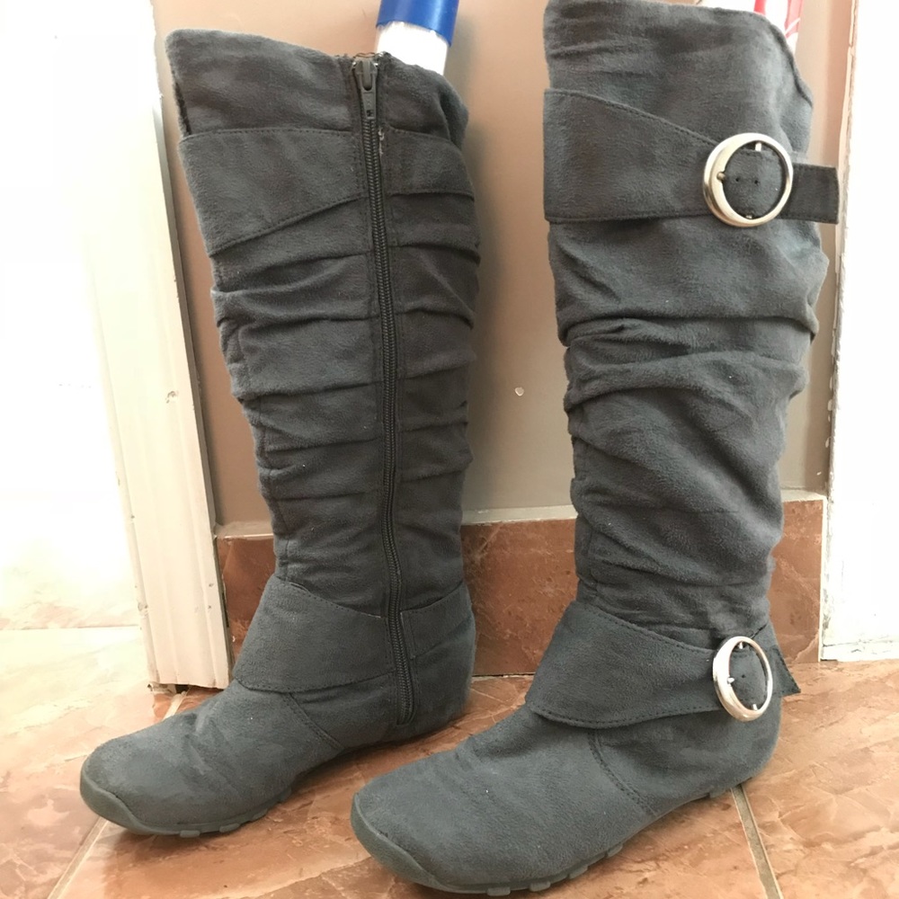 Grey Boots